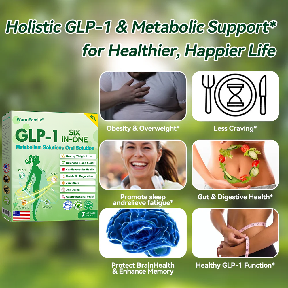 WarmFamily® 🇺🇸𝐺𝐿𝑃-𝟏 SIXIN-ONE Metabolism Solutions Oral Solution